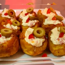 Tostones rellenos