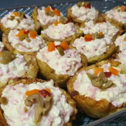 Tostones rellenos