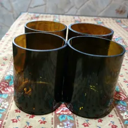 Juego de vasos  artesanales 