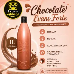Keratina Evans Chocolate Forte 33.8oz (1Lt)