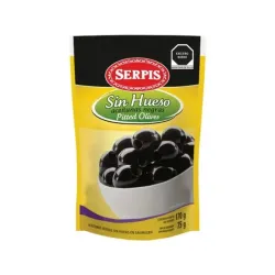 ACEITUNAS NEGRAS SIN HUESO SERPIS (170G)