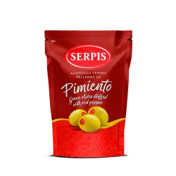 ACEITUNAS RELLENAS CON PIMIENTO SERPIS (175G)