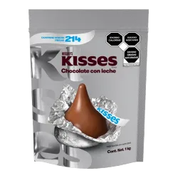 CHOCOLATE CON LECHE KISSES (1KG)