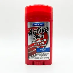 DESODORANTE X.CARE 64GR STICK ACTIVE SPORT