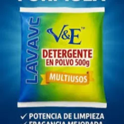 DETERGENTE EN POLVO V&E (500G)