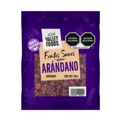 FRUTOS SECOS ARANDANO VALLEY FOODS (100G)