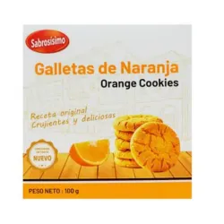 GALLETAS MANTEQUILLA SABOR NARANJA (100G)