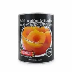 MELOCOTON MITADES EN ALMIBAR (420G)
