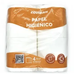 Papel Higienico 2 Capas Blanco COVIRAN