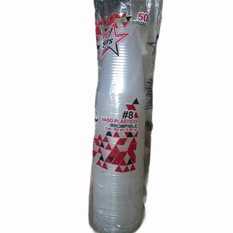 PAQUETE DE VASOS DESECHABLES (50u)