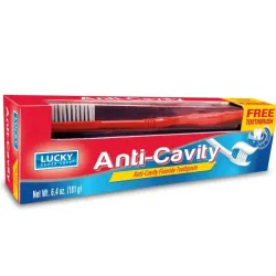 PASTA Y CEPILLO DE DIENTES ANTI-CAVITY