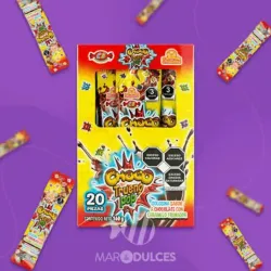 PIEZAS DE CHOCOLATE ( CHOCO TRUENO POP, 18 PAQUETES , 20u)
