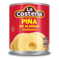Piña rebanada 12 / 800 g  La Costeña