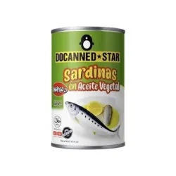 SARDINAS EN ACEITE (DOCANNED STAR, 425g)