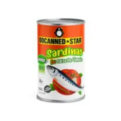 SARDINAS EN TOMATE (DOCANNED STAR, 425g)