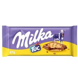 Tableta de Chocolate Milka Sandwich TUC 87g
