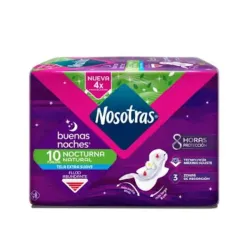 Toalla Higienica (Natural Buenas Noches Familia, 10u)