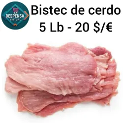 Bistec de cerdo 5Lb