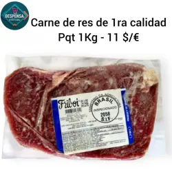 Carne de res de 1ra calidad 1Kg