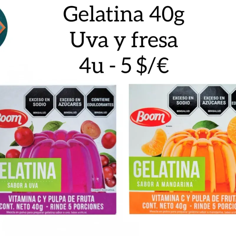 Gelatina 40g - 4u