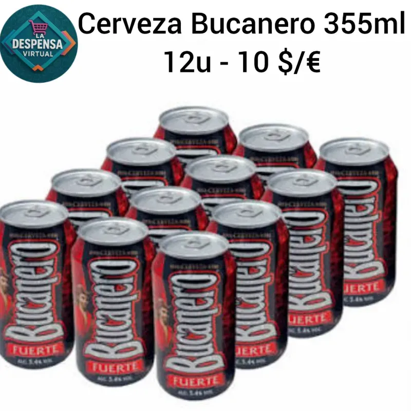 Cerveza Bucanero 355ml 12u
