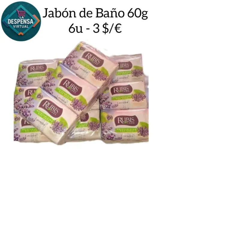 Jabón de Baño 60g - 6u