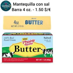 Mantequilla con sal 4 oz.