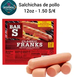 Salchichas de pollo 12oz.