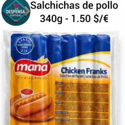 Salchichas de pollo 340g