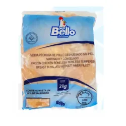 Pechuga de pollo deshuesada 2kg 