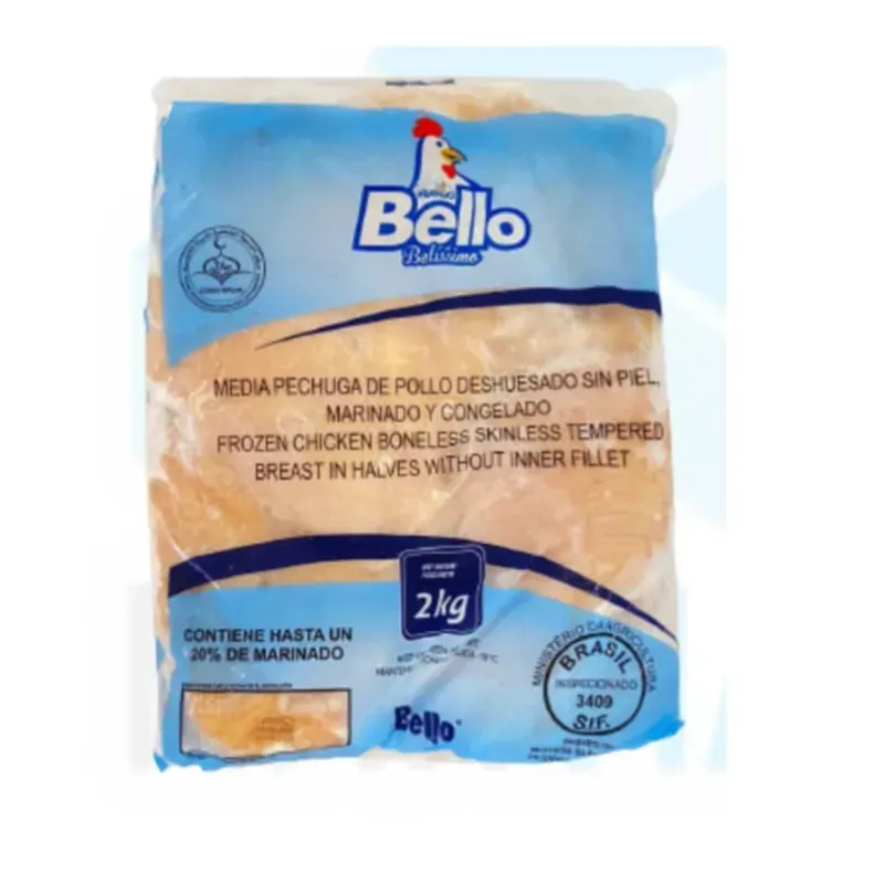 Pechuga de pollo deshuesada 2kg 