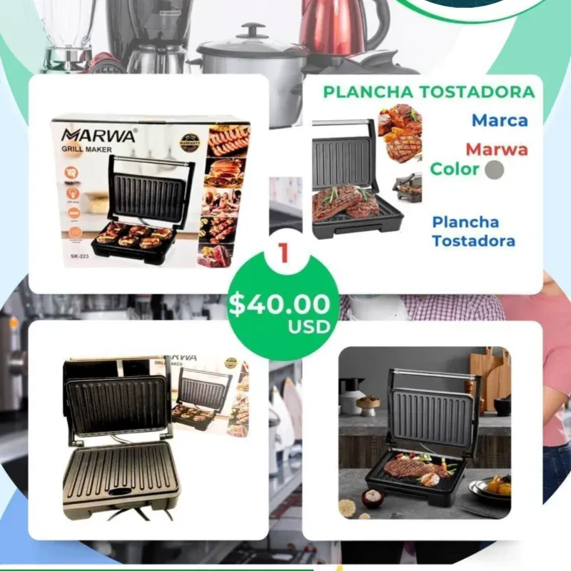 Plancha tostadora 
