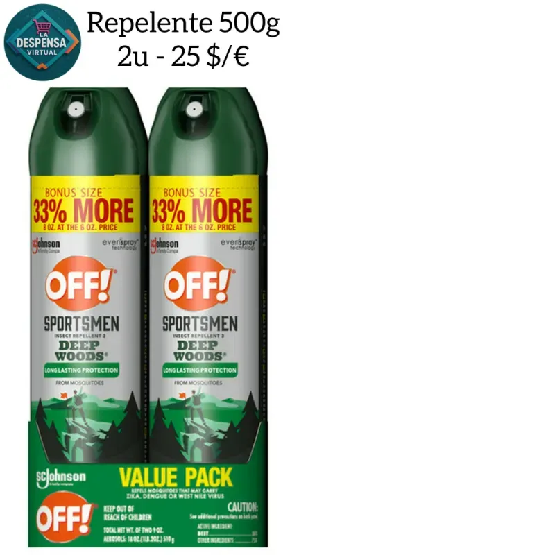 Repelente 500mg 2u