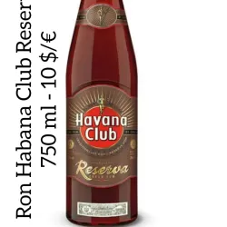 Ron Habana Club Reserva 750ml