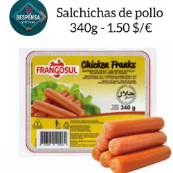 Salchichas de pollo 340g