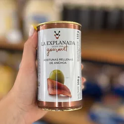 Aceituna La Explanada rellenas de anchoas 350g