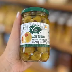 Aceitunas verdes rellenas de pimientos VIMA