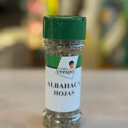 Albahaca en hojas 