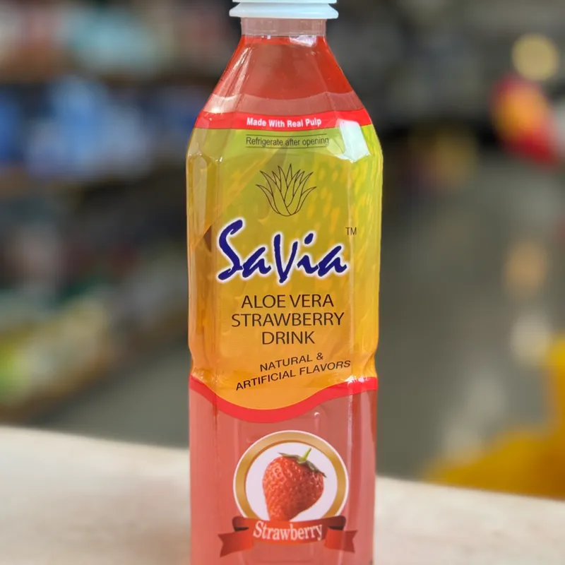 Bebida con aloe vera 