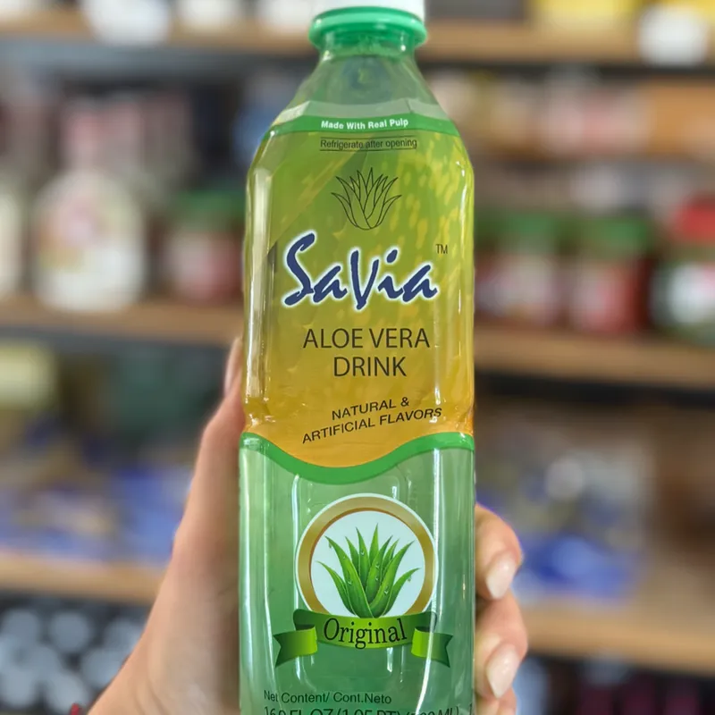 Bebida con aloe vera 