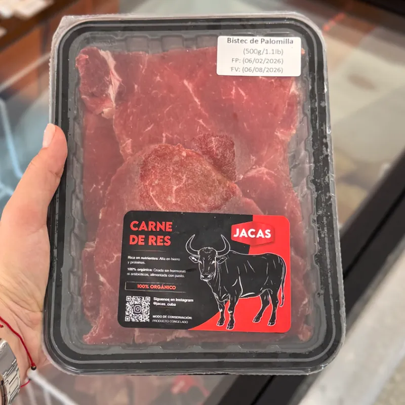 Bistec de palomilla de res 500 g JACAS