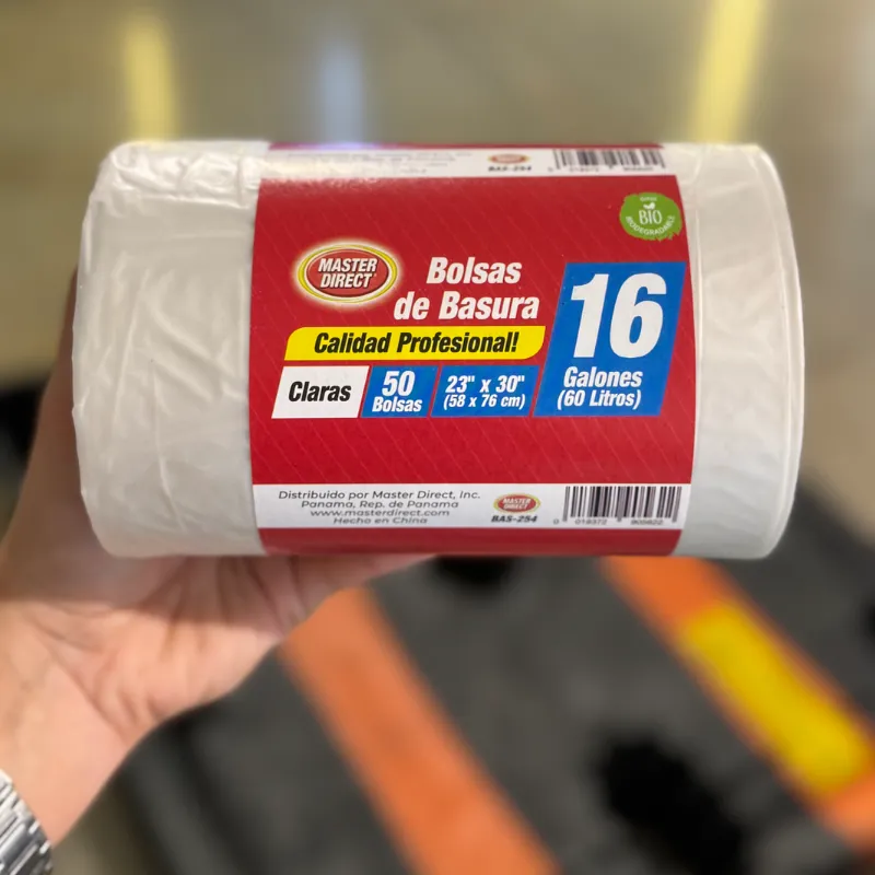 Bolsa de basura 50u 16 galones 