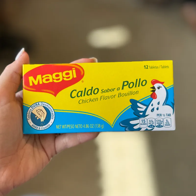 Caldo de pollo 60 la u