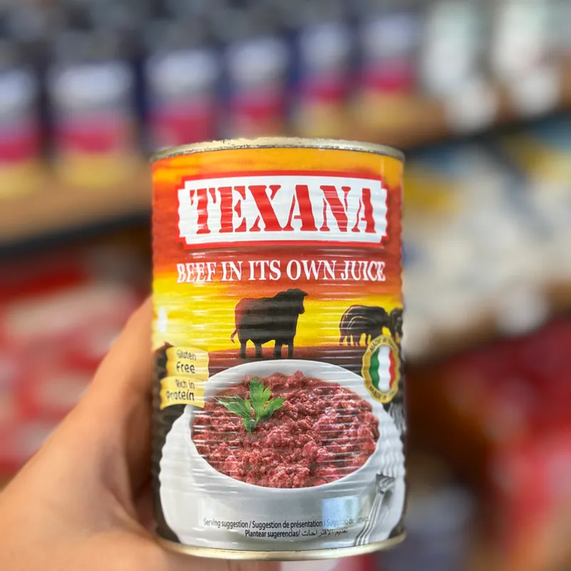 Carne de res en conserva 