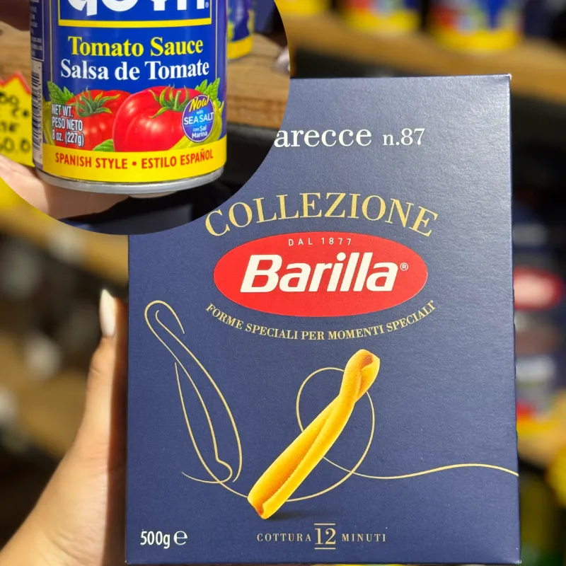 Casarecce BARILLA + Tomate GOYA