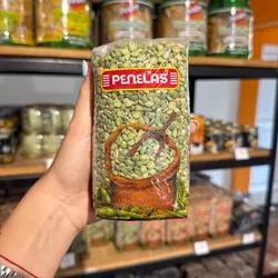 Chícharos verdes en mitades Panelas