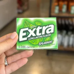 Chicle extra hierba buena