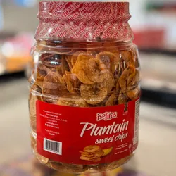 Chips de plátano maduro
