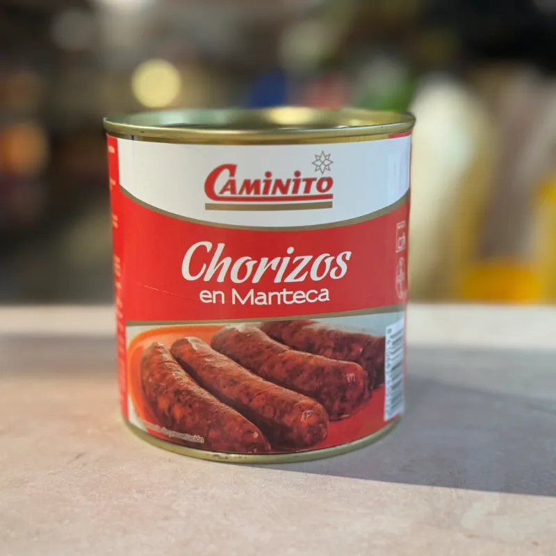 Chorizos en manteca 