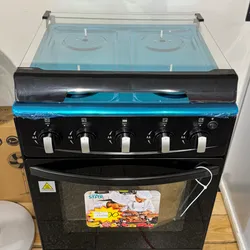 Cocina de gas de 4 hornillas y horno eléctrico 